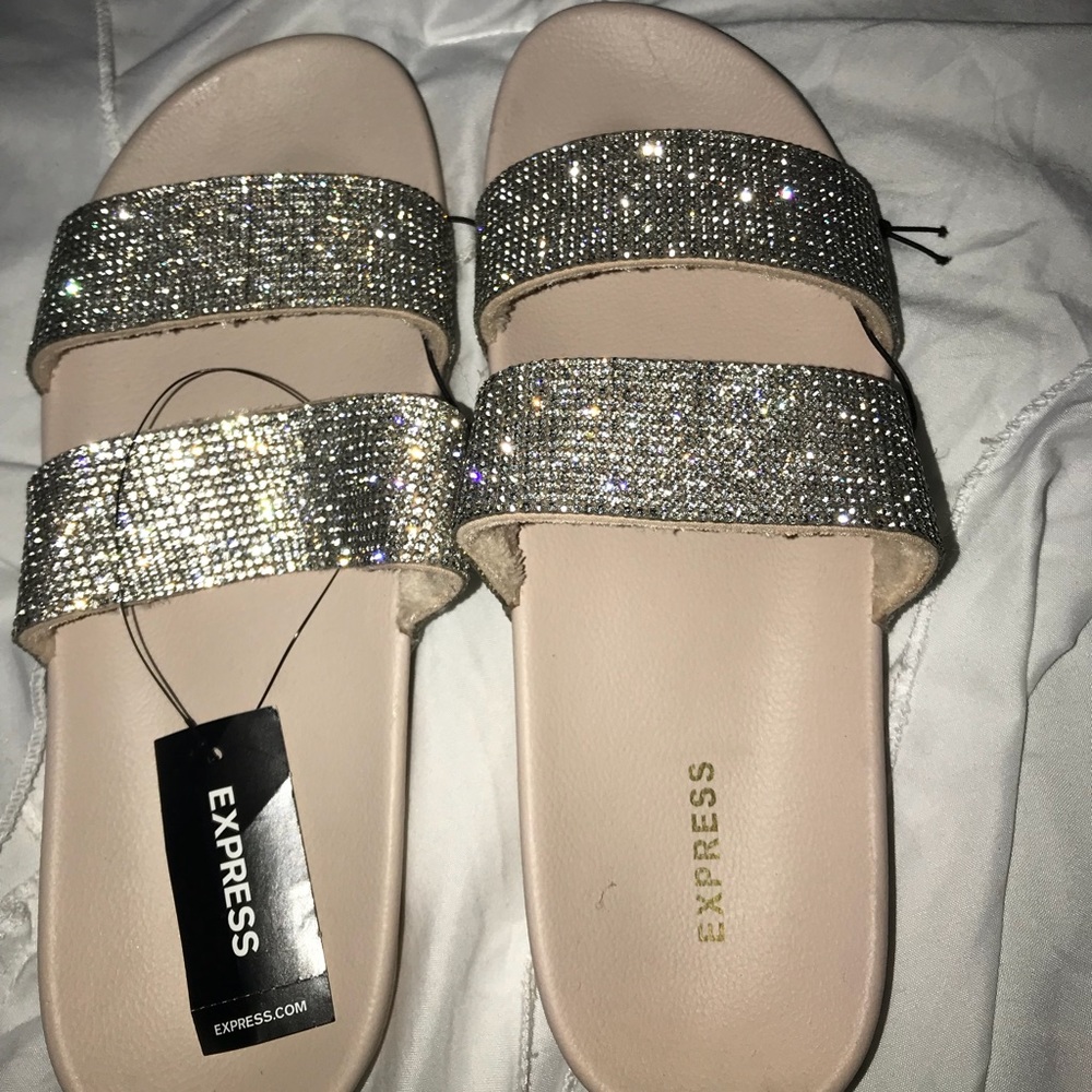 Bedazzled Slip On Sandals